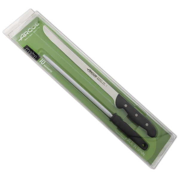 CUCHILLO JAMONERO+CHAIRA ARCOS 151900