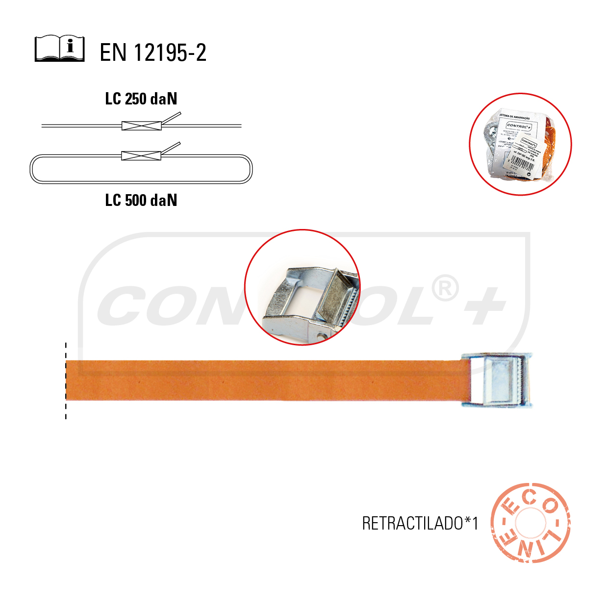 TRINQUETE AMARRE 2.5X5 Mtrs