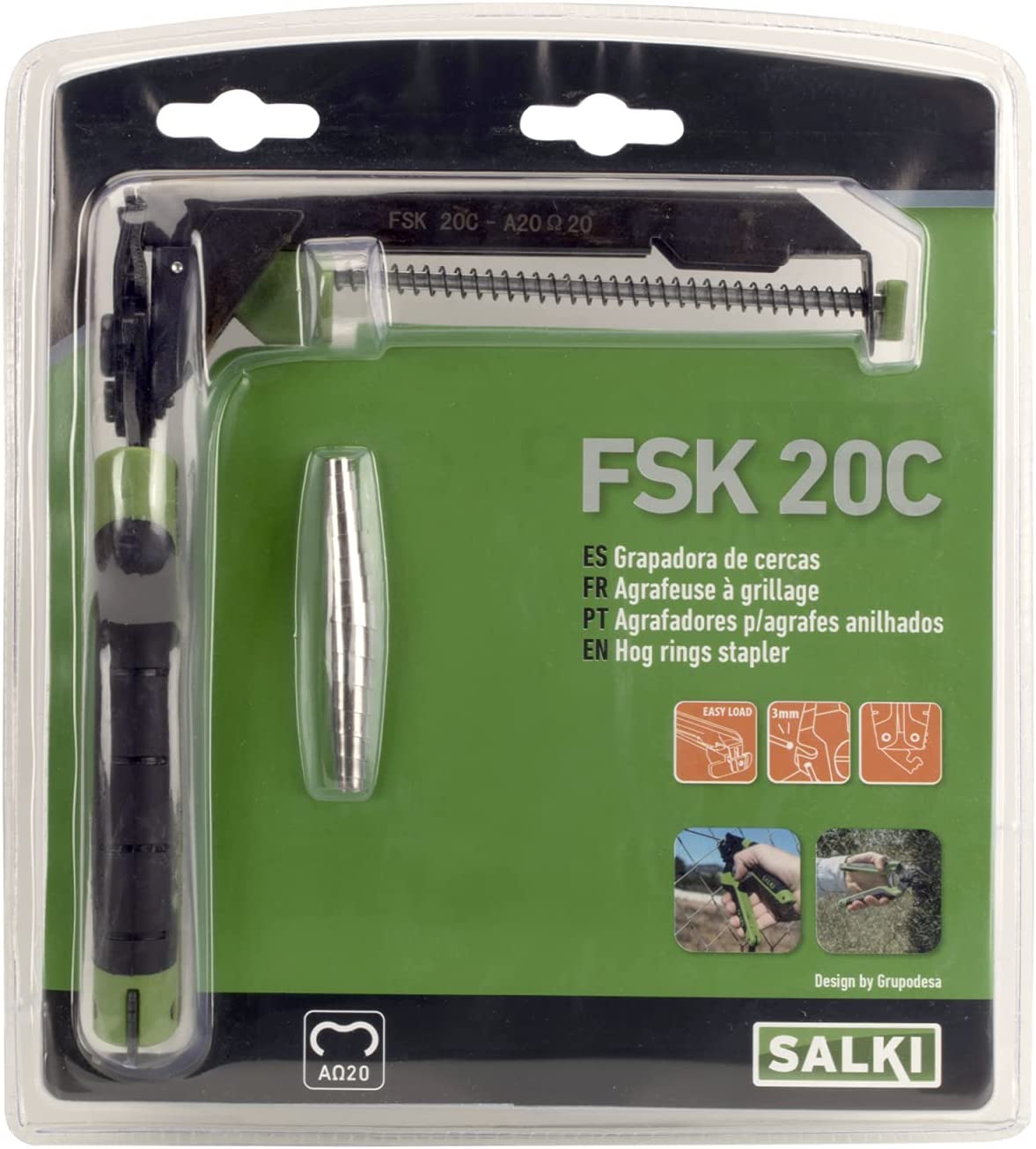 GRAPADORA SALKI FSK -20 CON CARGADOR