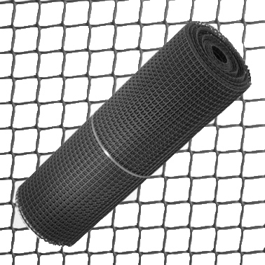TELA PLASTICO GRIS 10 X 10 25mtrs
