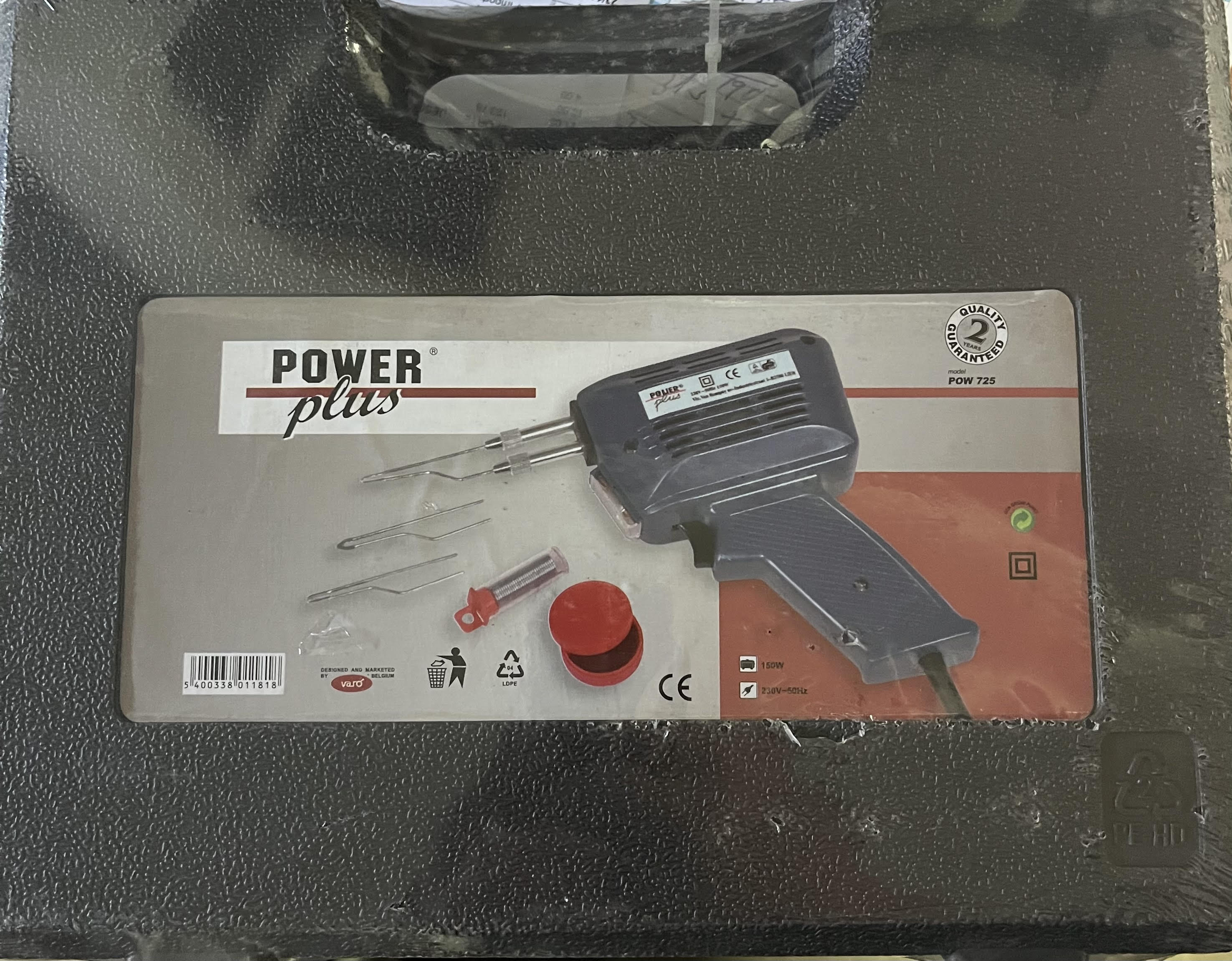 SOLDADOR ELEC- PISTOLA 150W POW 725