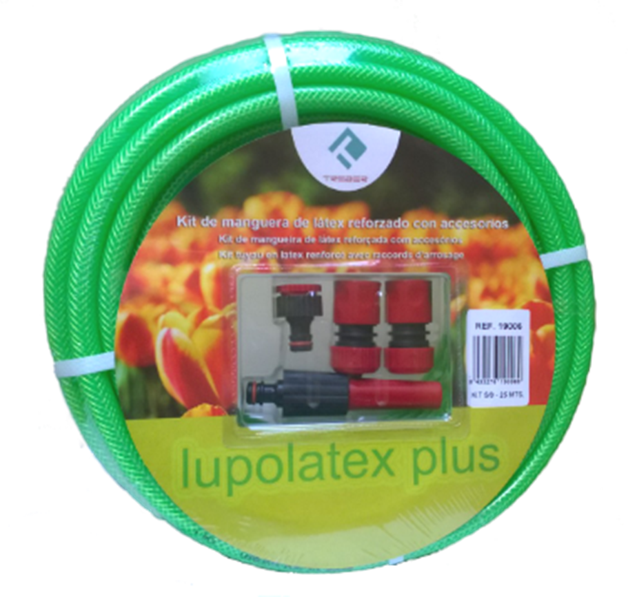 KIT GOMA LUPO LATEX PLUS 5/8 15mtrs