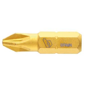 PUNTA POZIDRIV PZ3 X 25 TITANIO CORTA