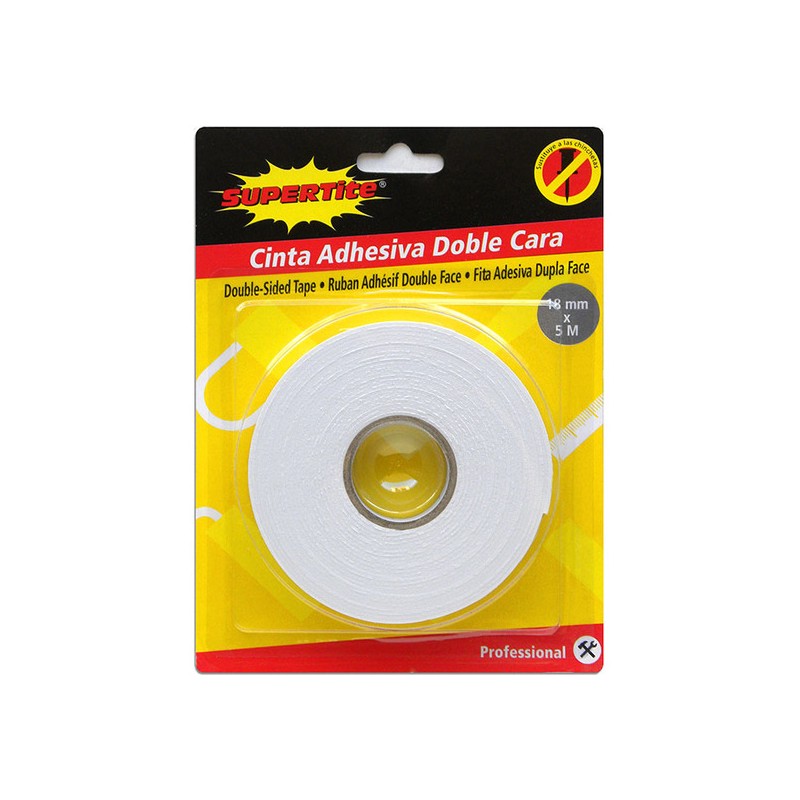 CINTA ADHESIVA 2 CARAS 5mtsX18mm 2465