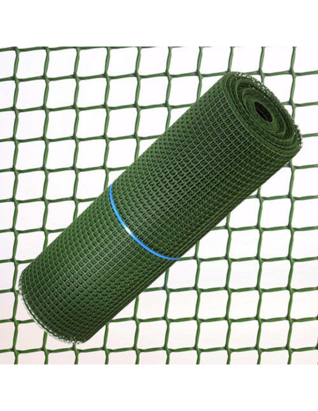 TELA PLASTICO VERDE 10 X 10 25mtrs